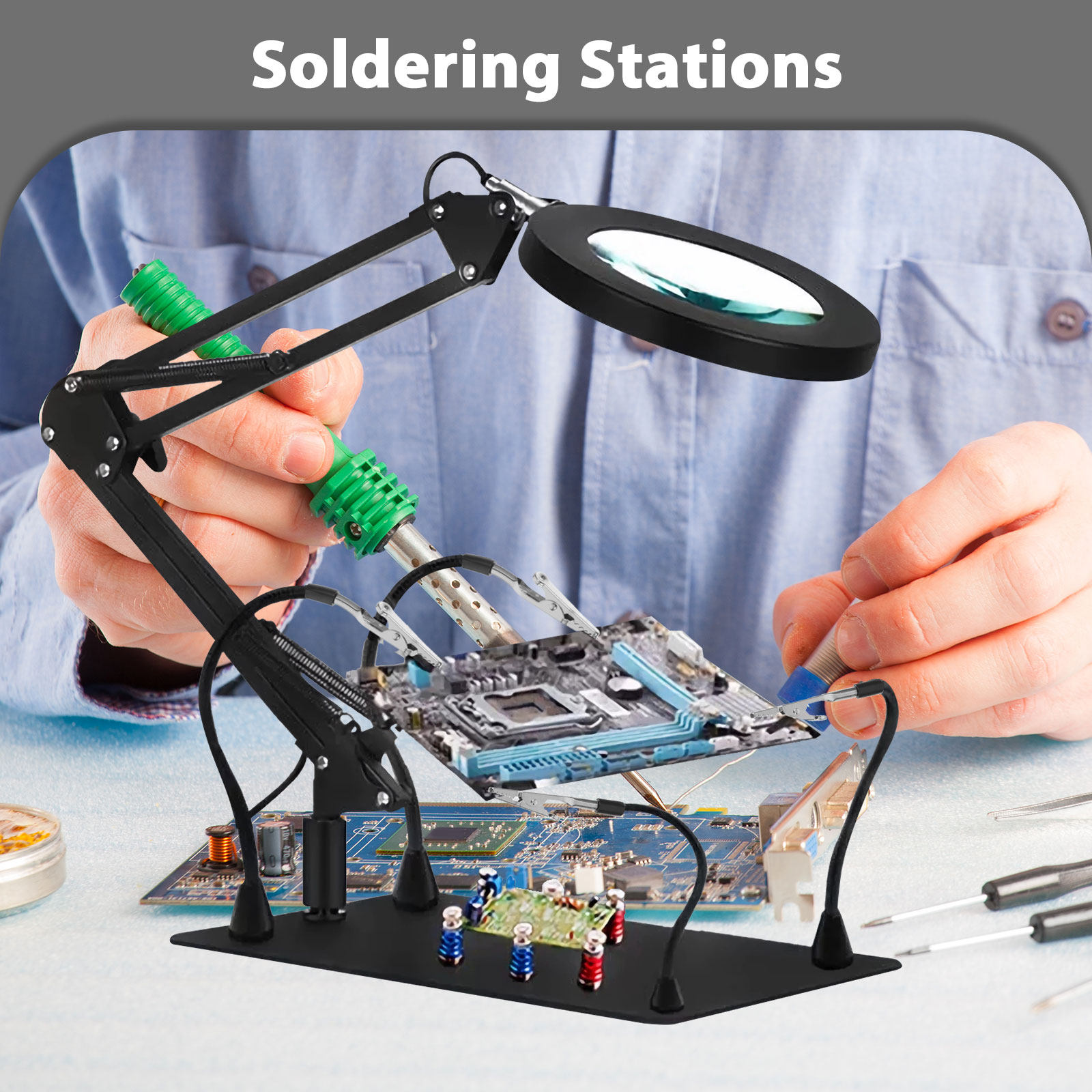 3pcs Soldering Workbench Clamp - Electronics Repair Tools 评论和价格