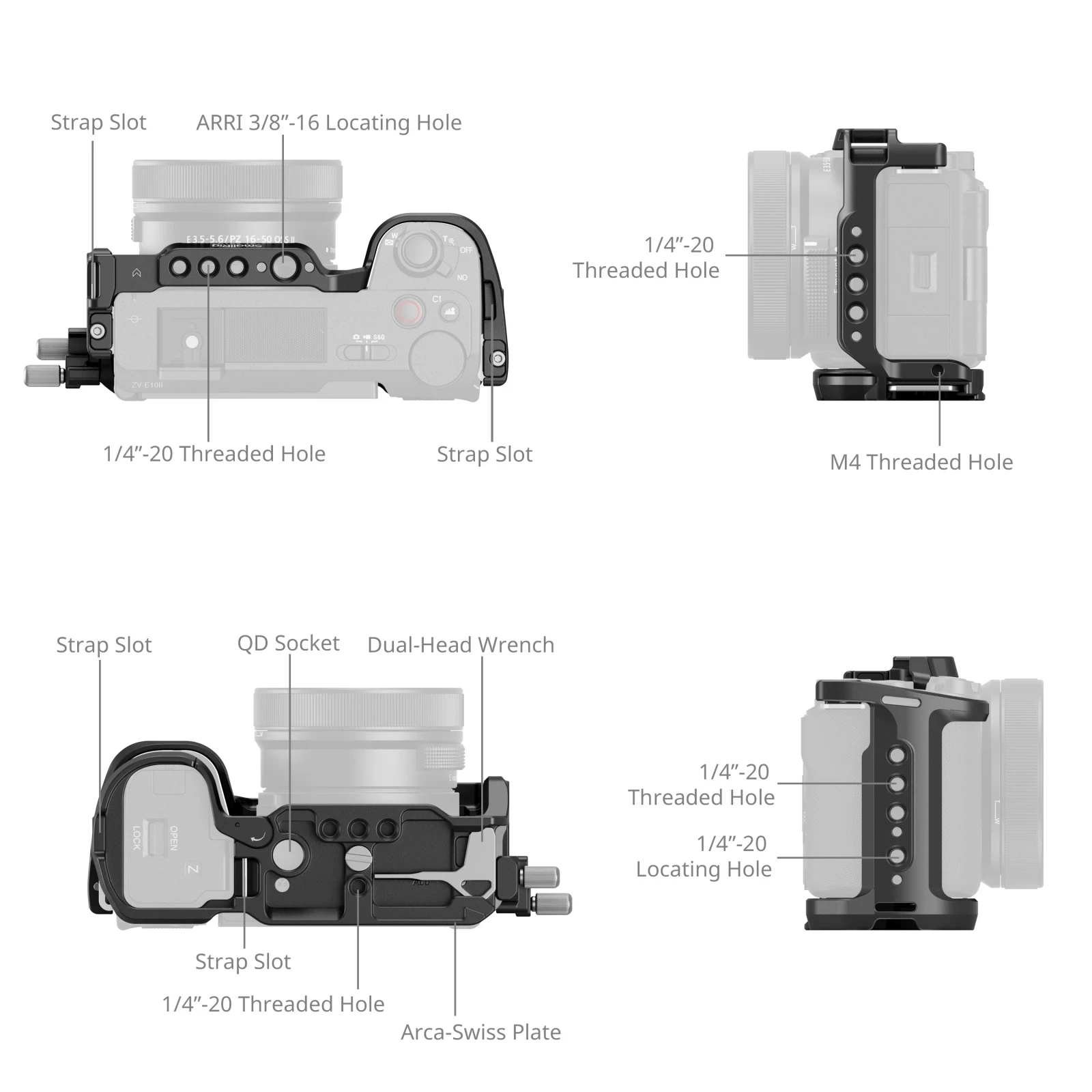 Smallrig HawkLock Quick Releas - Sony Camera Zv-E10 评论和价格