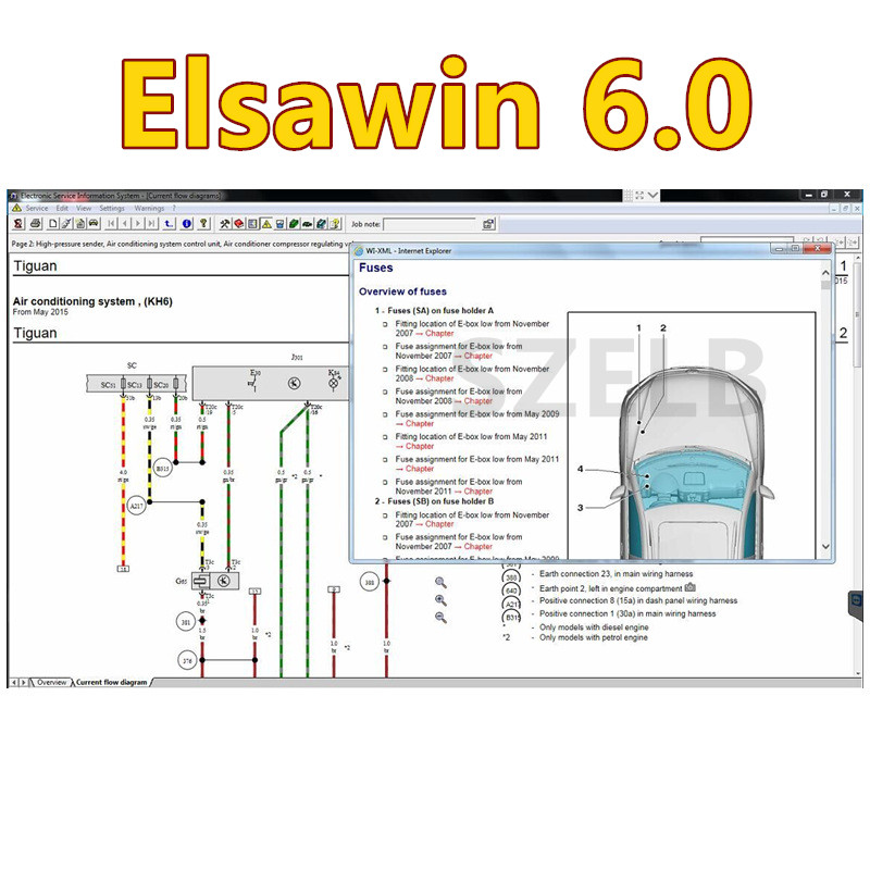 Newest ETKA 8.6+ Elsawin 6.0 A - Electronics Repair Tools 评论和价格
