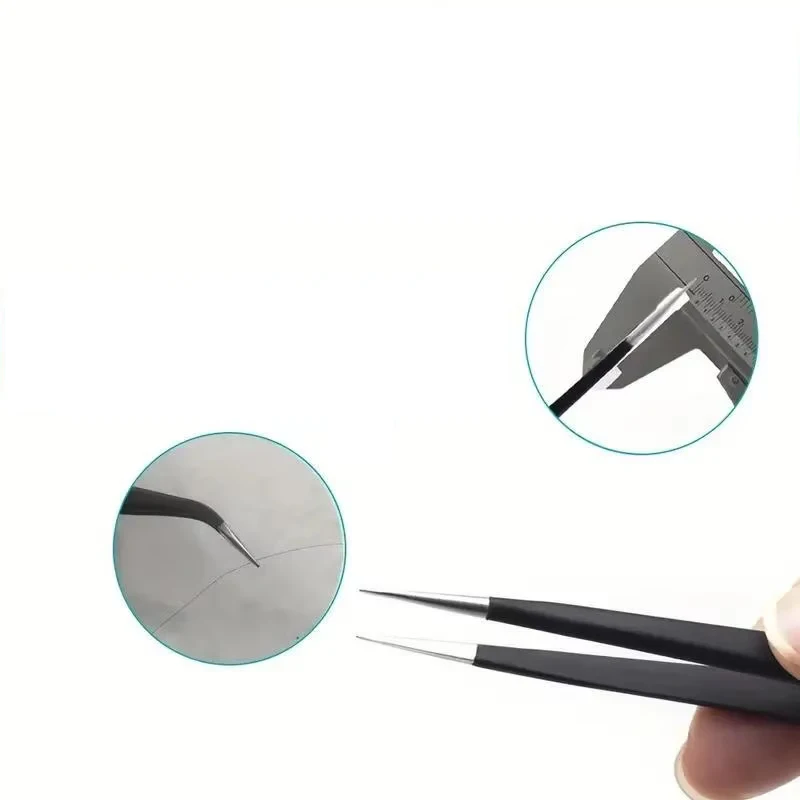 6pcs Precision Long Tweezers S - Electronics Repair Tools 评论和价格