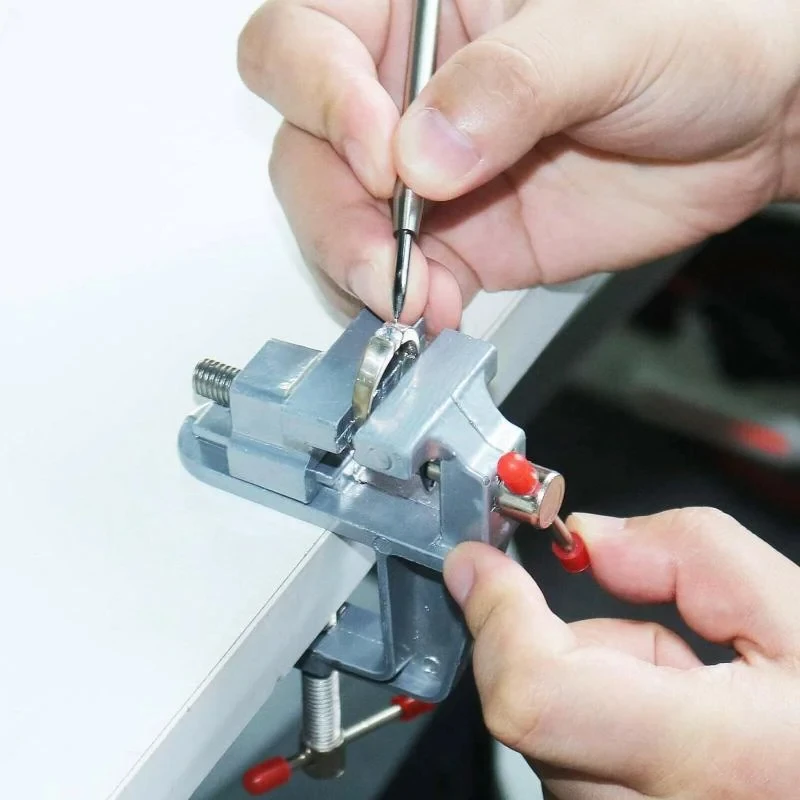 Mini Bench Vise Table Clamp Sc - Electronics Repair Hobby 评论和价格